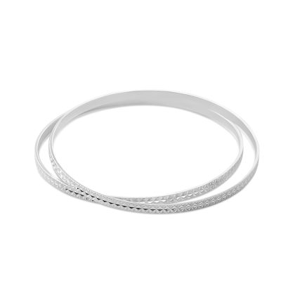 Pulsera de oro blanco 18k